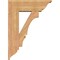 Ekena Millwork Balboa Traditional Smooth Bracket w/ Offset Brace, Western Red Cedar, 7 1/2"W x 22"D x 30"H BKT0806X22X30BOA01SWR - alternate 2